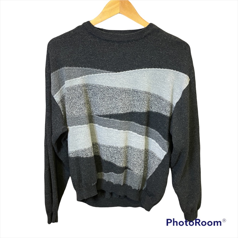 St. Croix Trend Large Wool Acrylic Blend Sweater